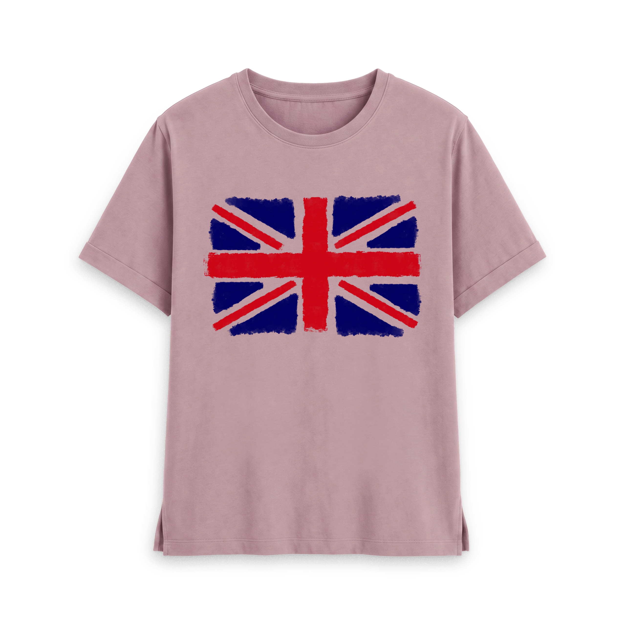 Mauve Printed T-shirt Front