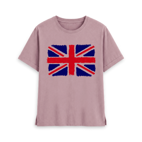 Mauve Printed T-shirt Front