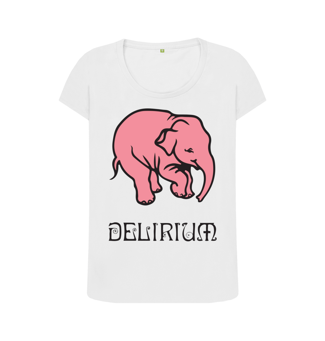 White Printed T-shirt Front