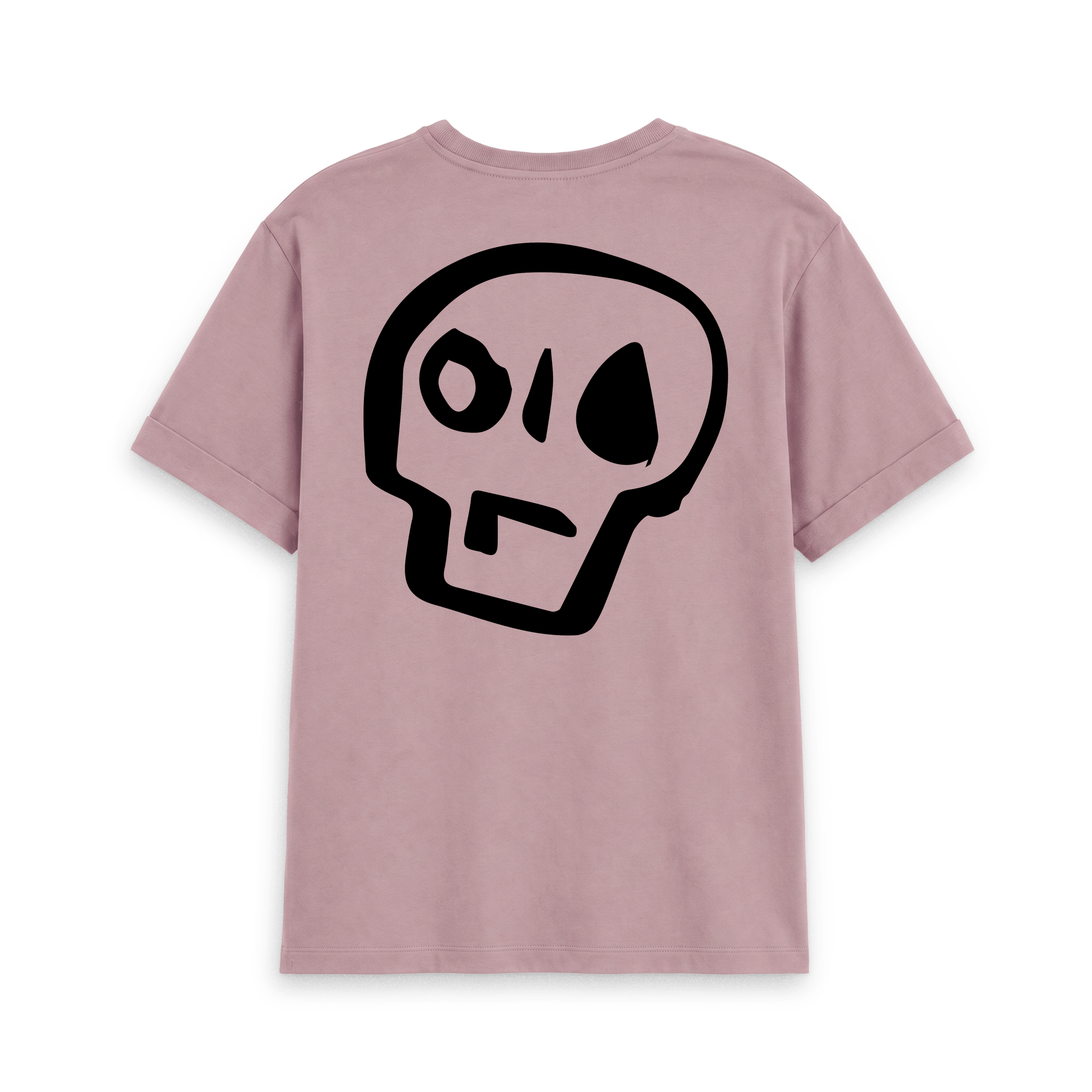 Mauve Printed T-shirt Back