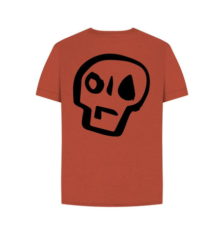 Just Stop Oil x Skull Women's Relaxed Fit Tee