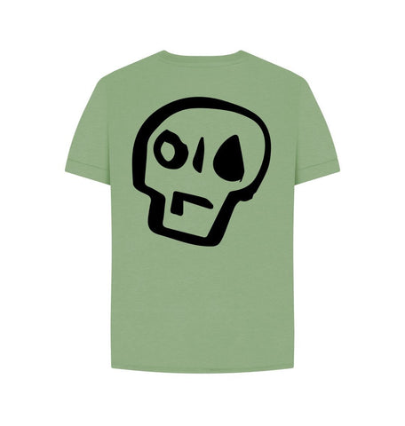Just Stop Oil x Skull Women's Relaxed Fit Tee