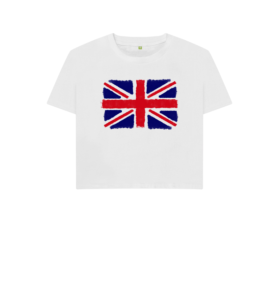 White Printed T-shirt Front