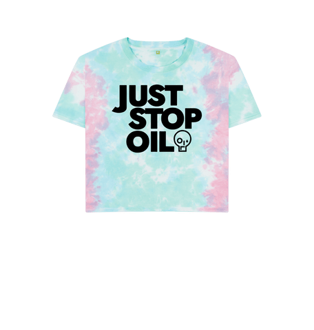 Pastel Tie Dye Printed T-shirt Front