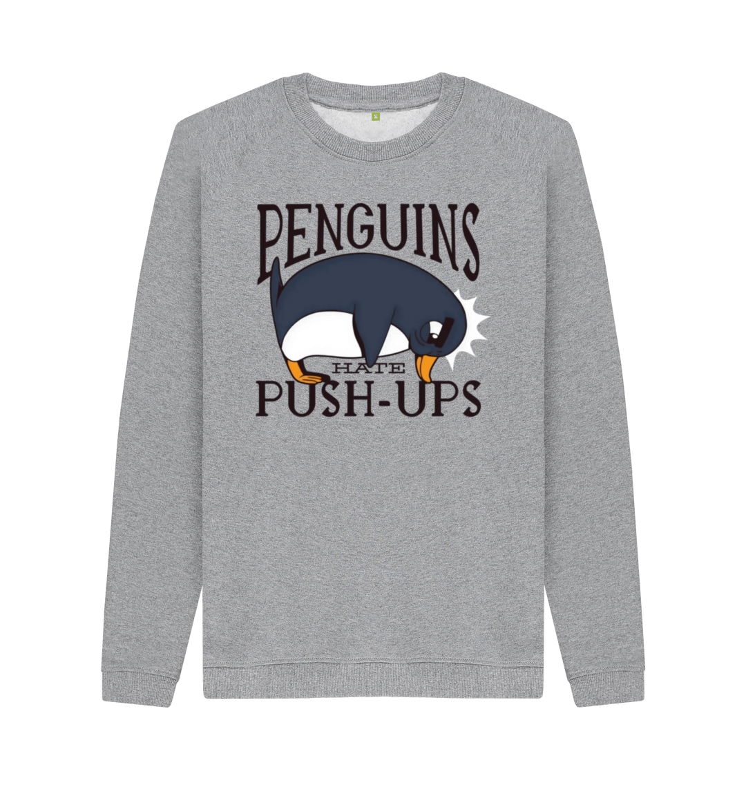 Light Heather Printed Sweater Front