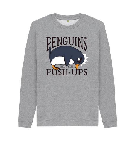 Light Heather Printed Sweater Front