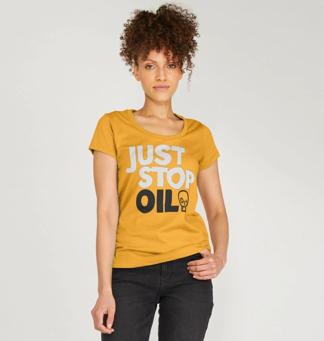Just Stop Oil Women's Scoop Neck T-shirt
