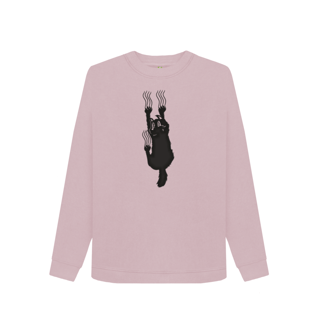 Mauve Printed Sweater Front