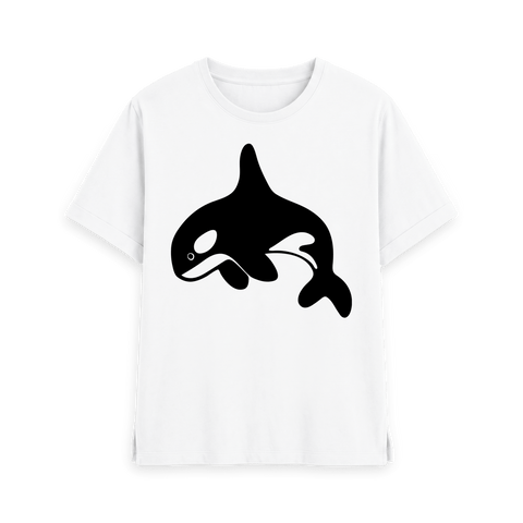White Printed T-shirt Front