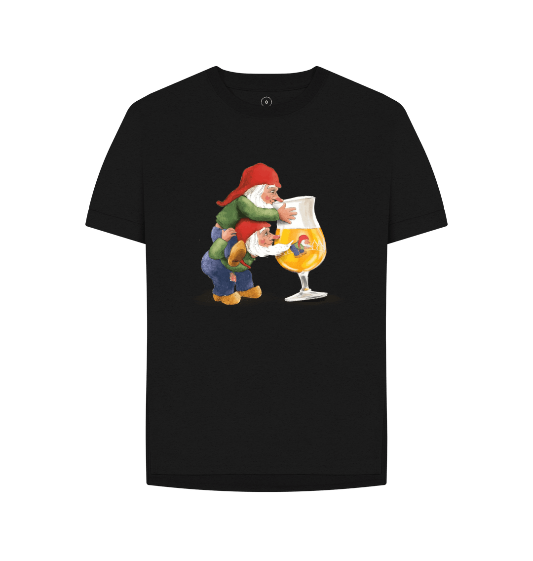 Black Printed T-shirt Front