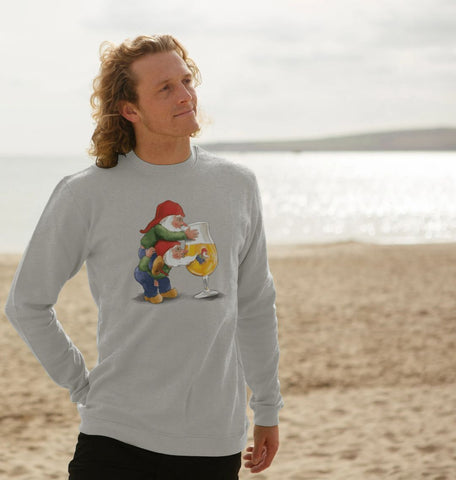 Gnomes Drinking La Chouffe Men's Remill Sweater