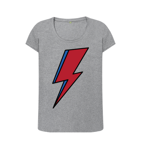 Athletic Grey Printed T-shirt Front
