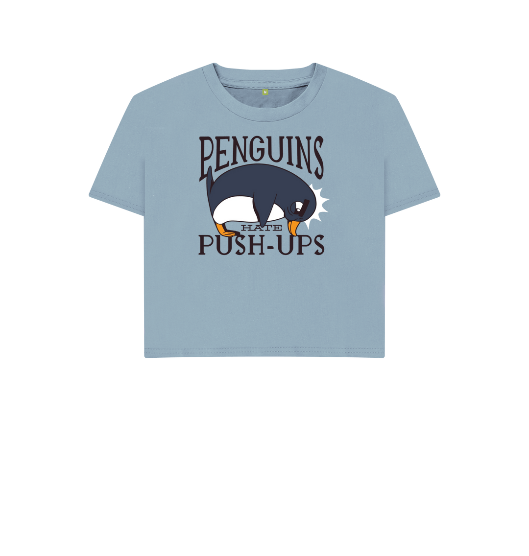 Stone Blue Printed T-shirt Front