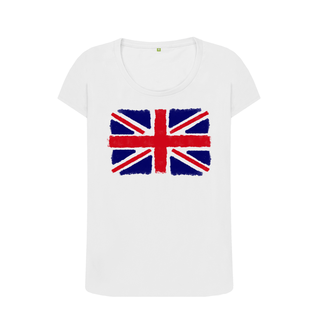 White Printed T-shirt Front