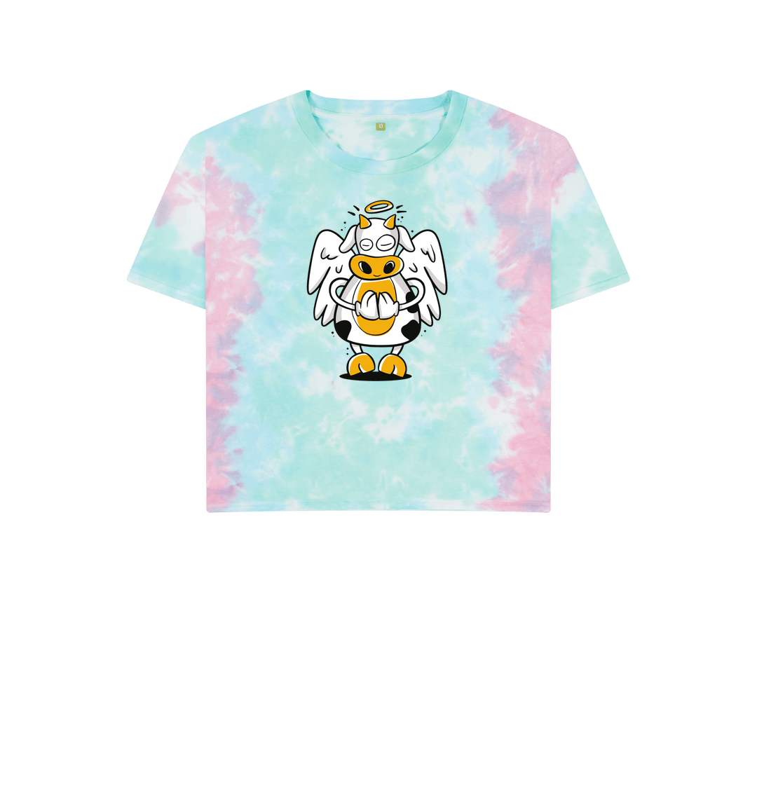 Pastel Tie Dye Printed T-shirt Front