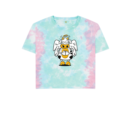 Pastel Tie Dye Printed T-shirt Front