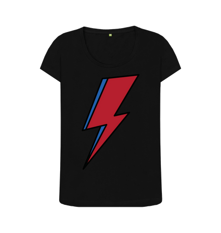 Black Printed T-shirt Front