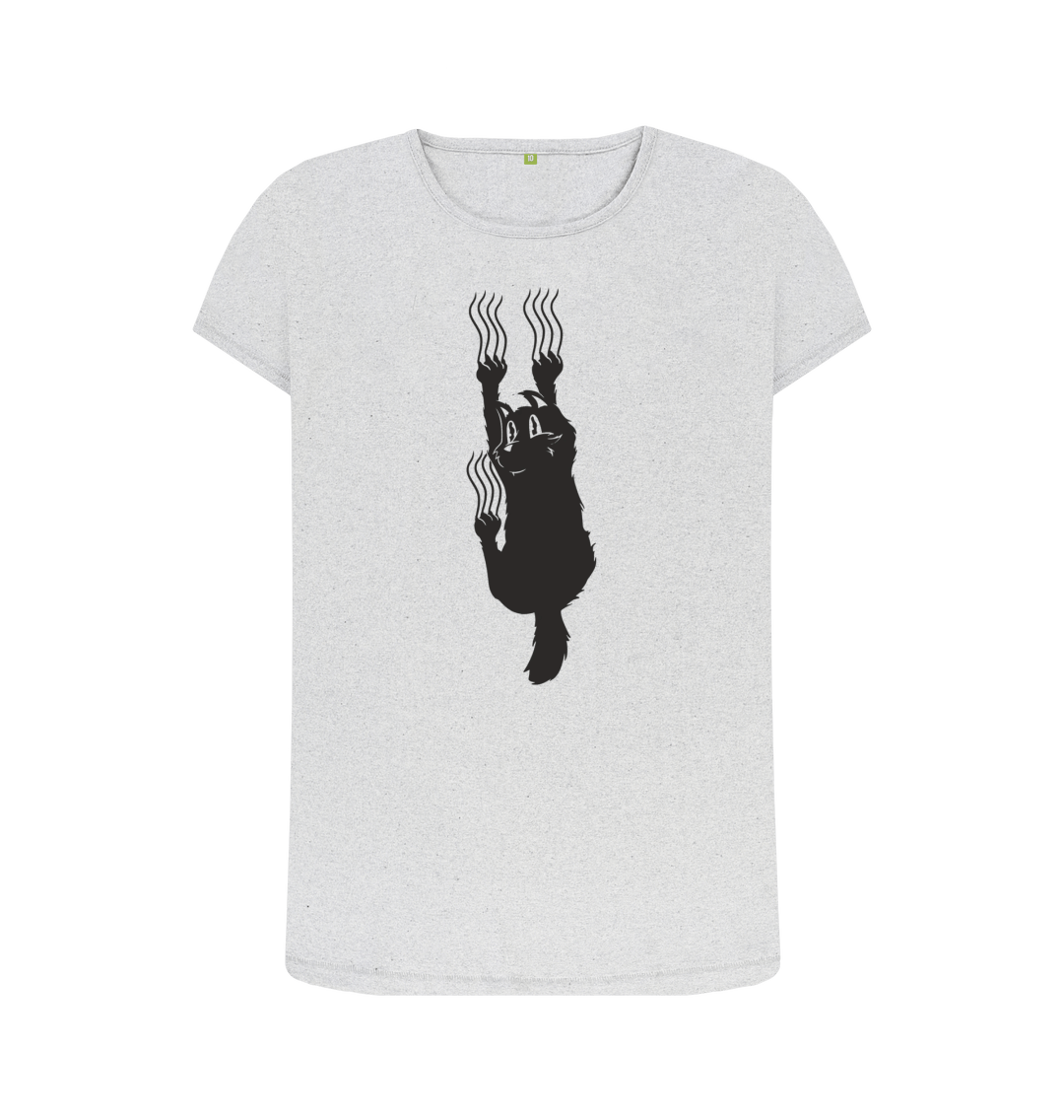 Grey Recycled Printed T-Shirt Front