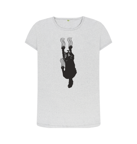 Grey Recycled Printed T-Shirt Front
