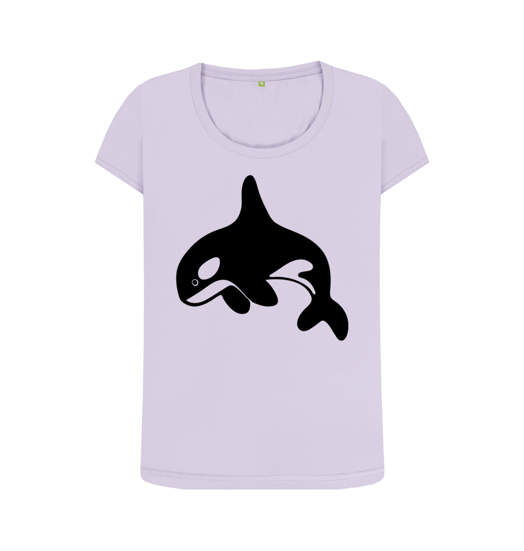 Violet Printed T-shirt Front