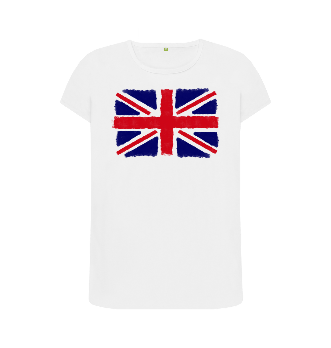 White Printed T-shirt Front