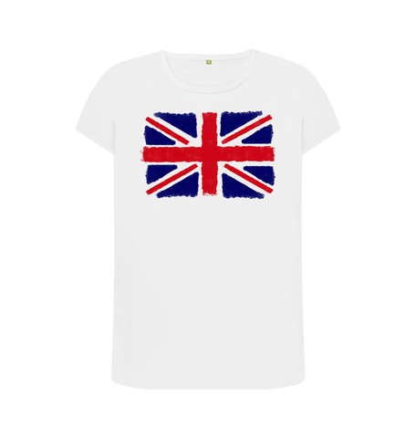 White Printed T-shirt Front