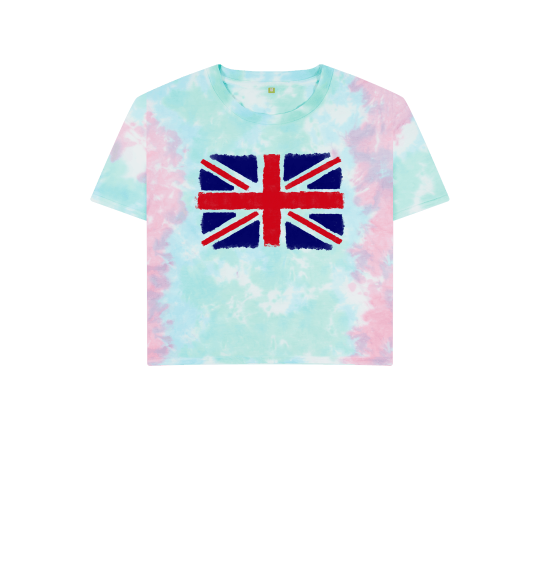 Pastel Tie Dye Printed T-shirt Front