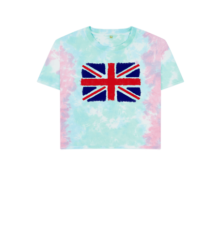Pastel Tie Dye Printed T-shirt Front