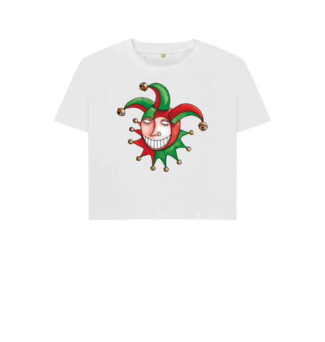 White Printed T-shirt Front