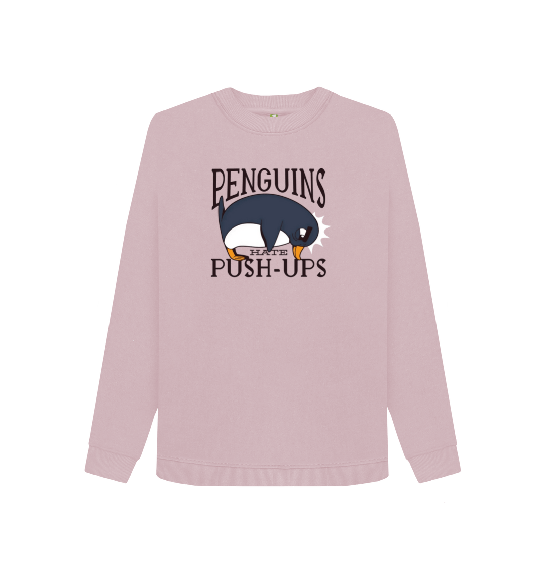 Mauve Printed Sweater Front