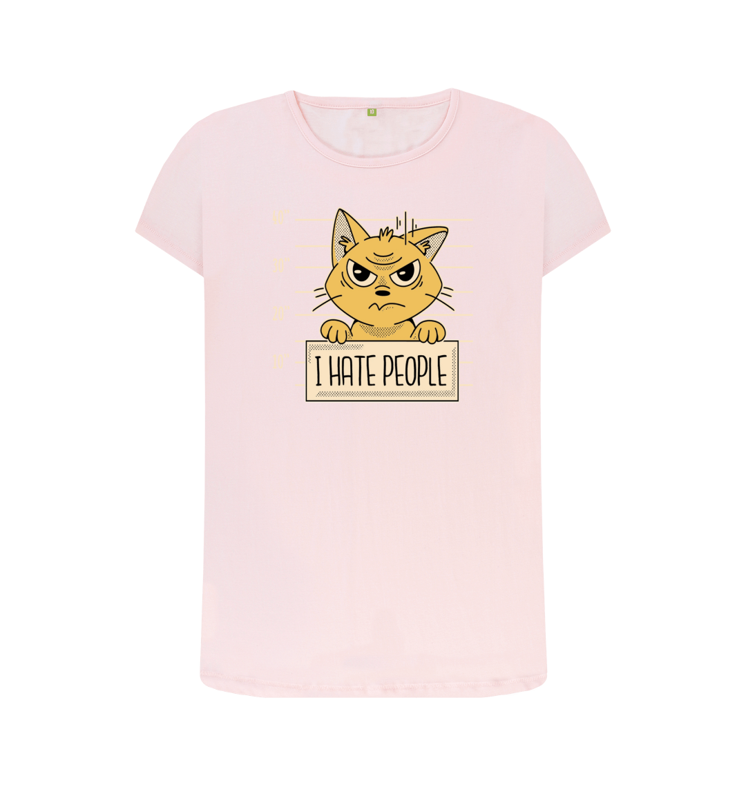 Pink Printed T-shirt Front