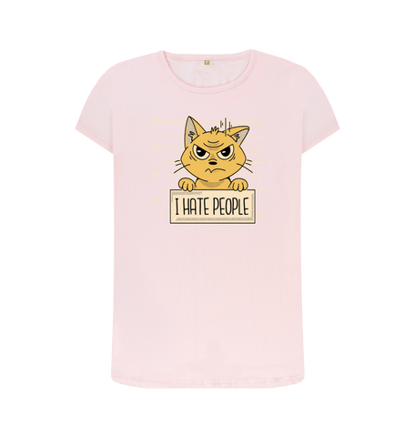 Pink Printed T-shirt Front