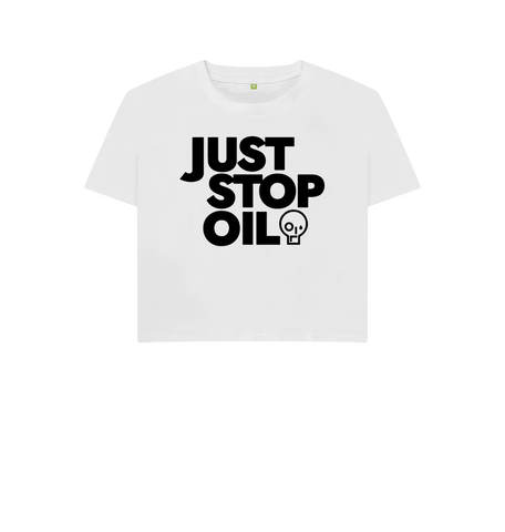 White Printed T-shirt Front