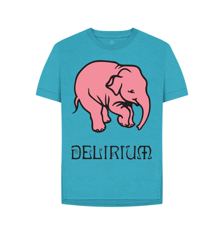 Ocean Blue Printed T-shirt Front