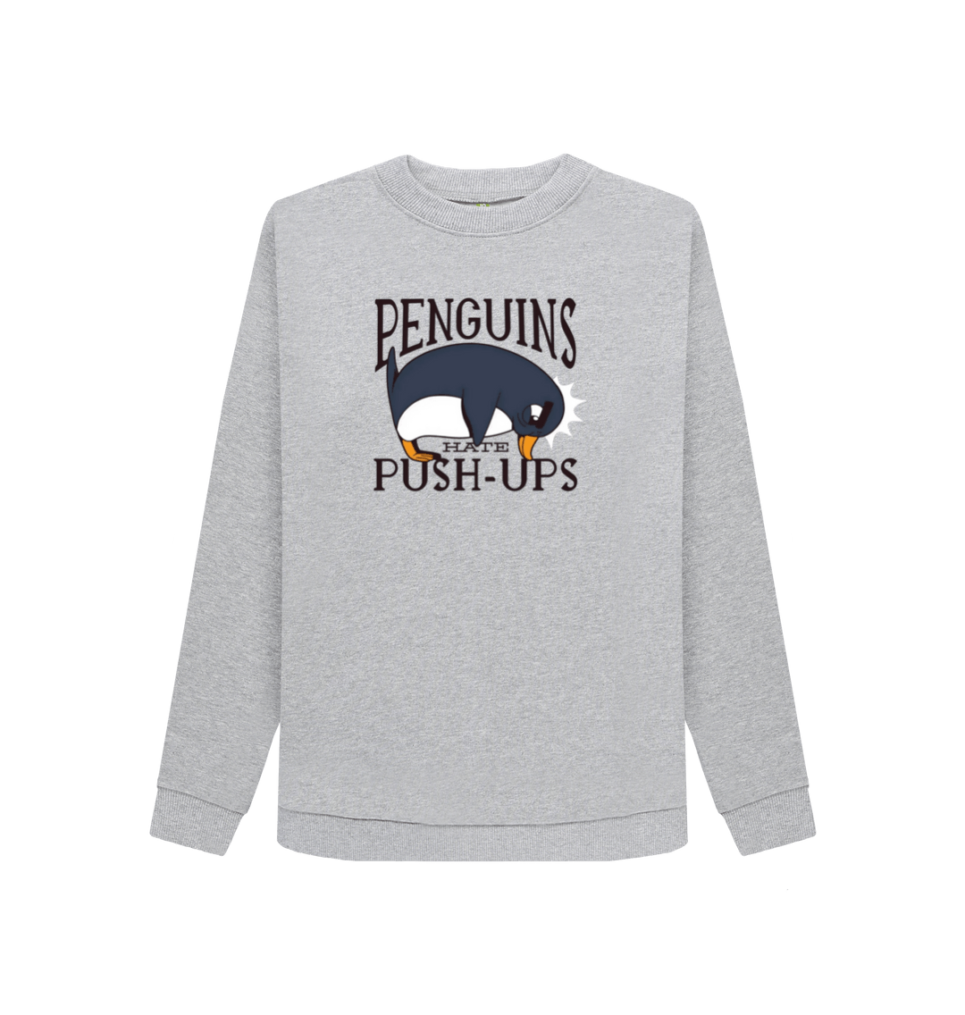 Light Heather Printed Sweater Front