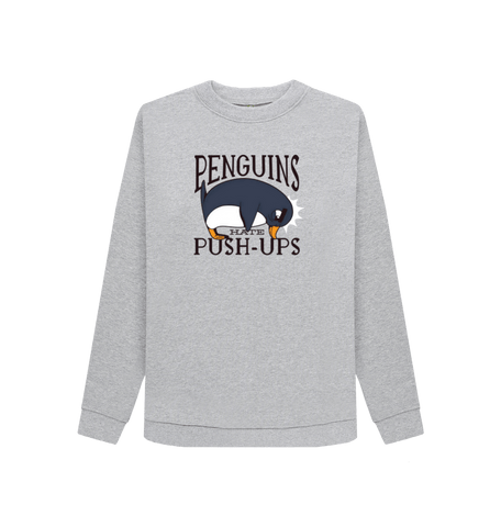 Light Heather Printed Sweater Front