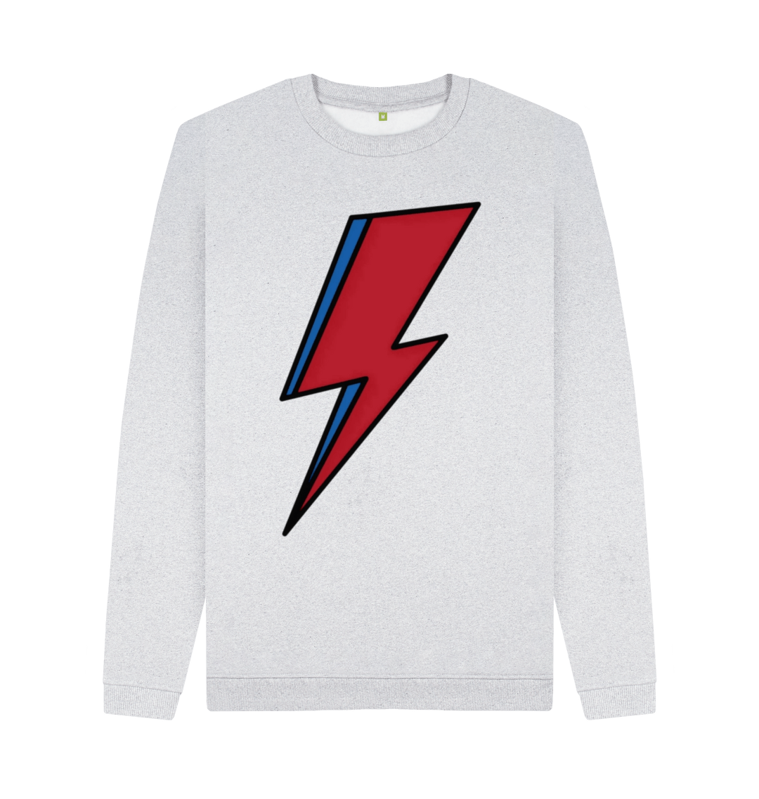 Grey Recycled Printed Sweater Front