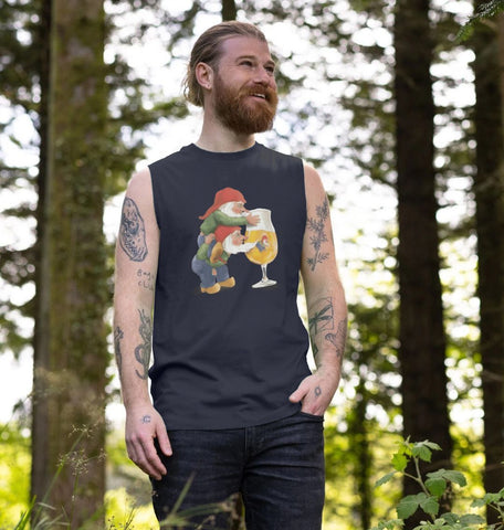 Gnomes Drinking La Chouffe Men's Vest