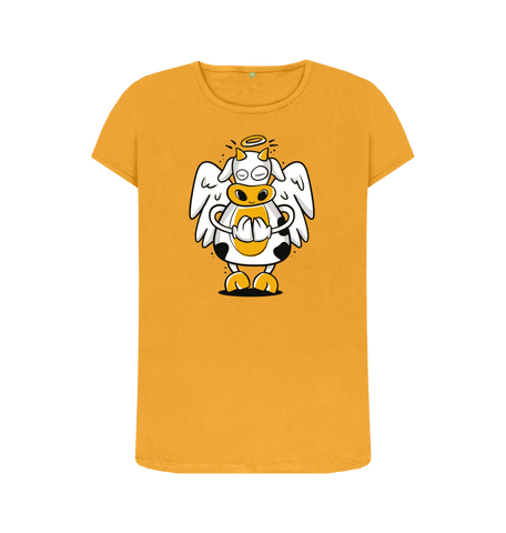Mustard Printed T-shirt Front