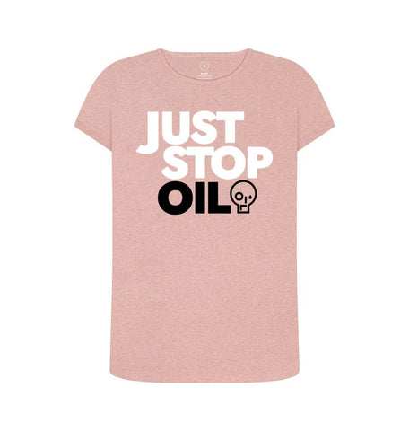 Sunset Pink Just Stop Oil Women's Remill T-Shirt