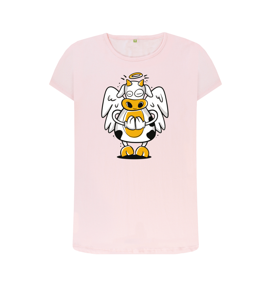Pink Printed T-shirt Front