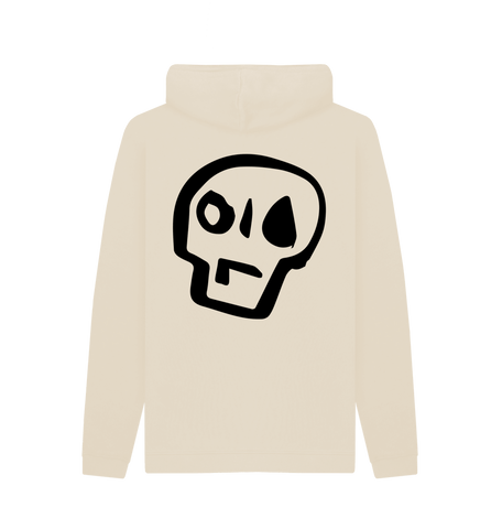 Oat Printed Hoody Back