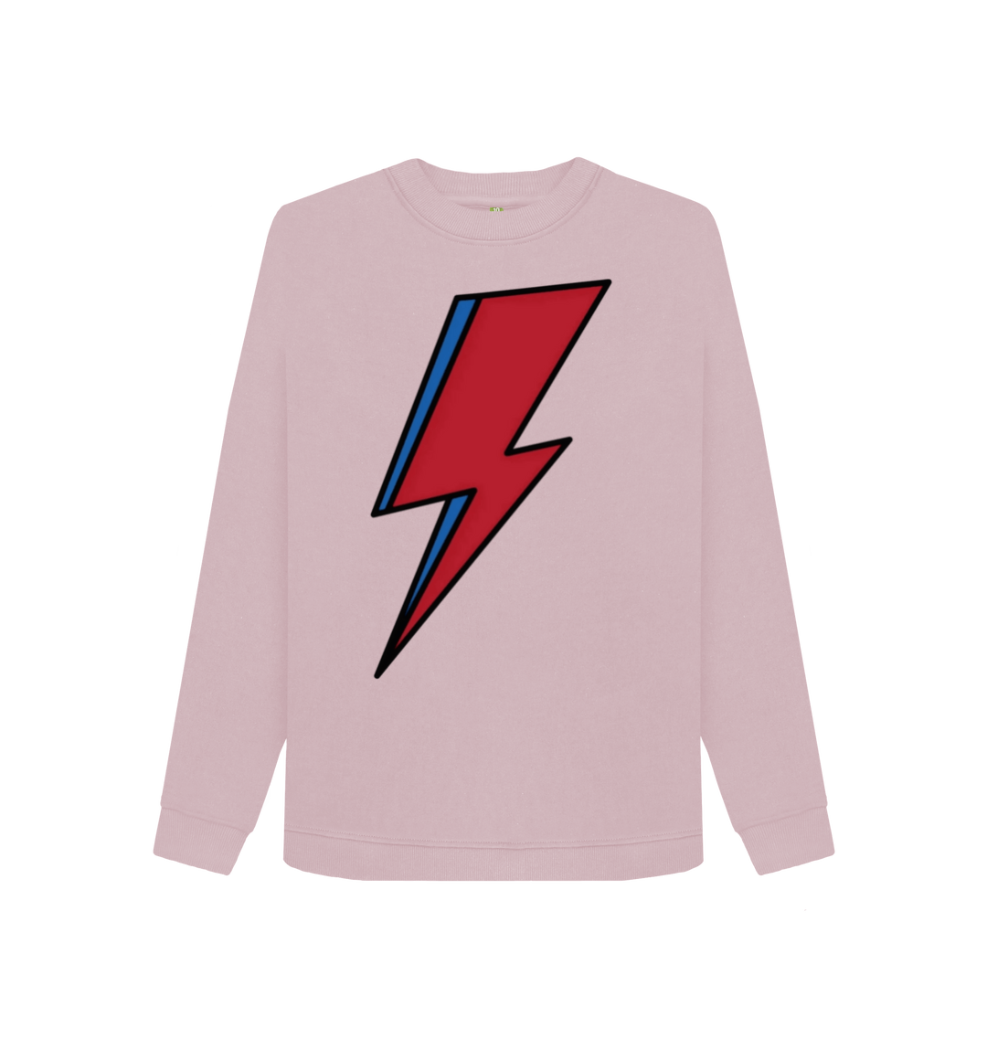 Mauve Printed Sweater Front