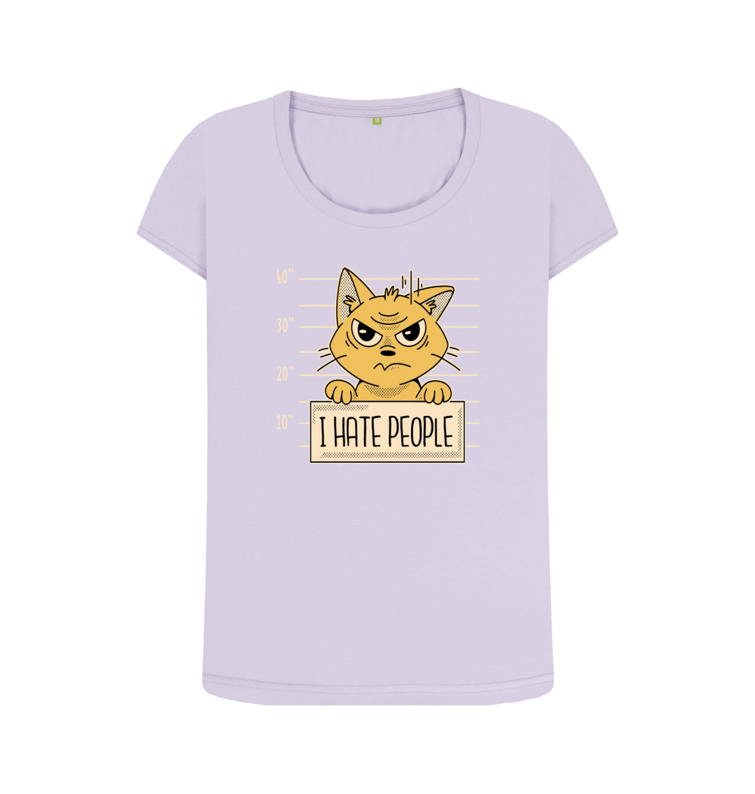 Violet Printed T-shirt Front