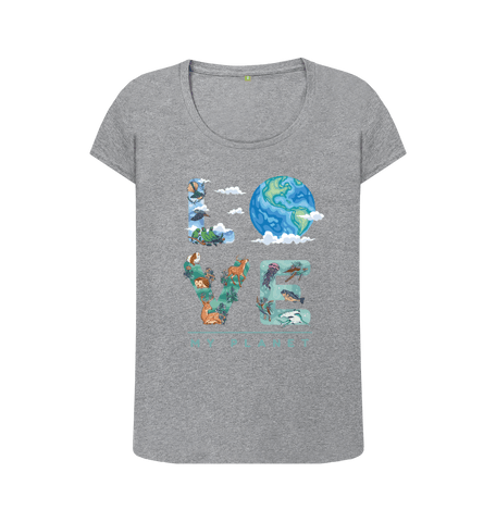 Athletic Grey Printed T-shirt Front