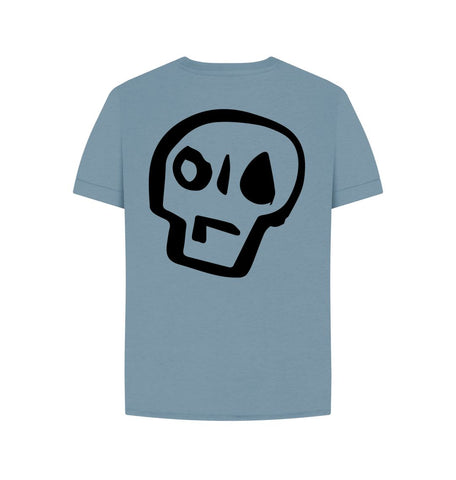 Just Stop Oil x Skull Women's Relaxed Fit Tee