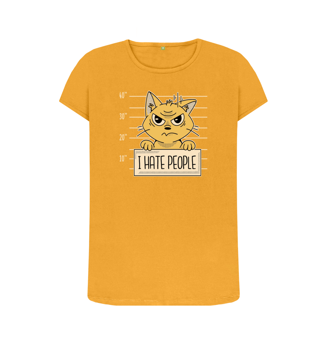 Mustard Printed T-shirt Front