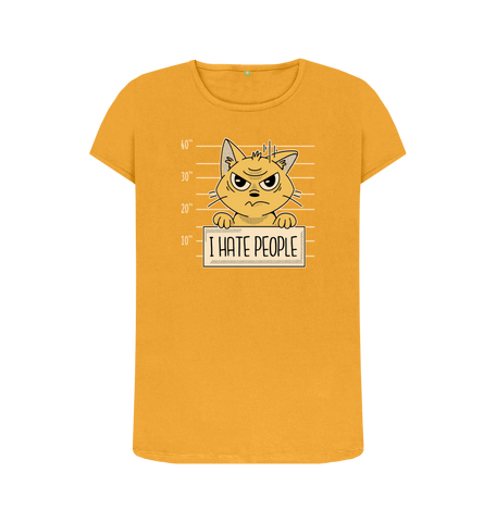 Mustard Printed T-shirt Front