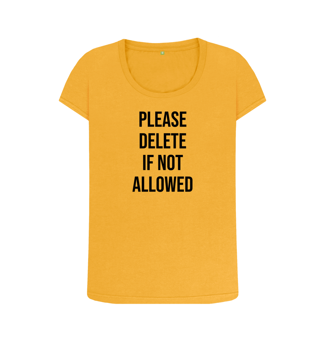 Mustard Printed T-shirt Front