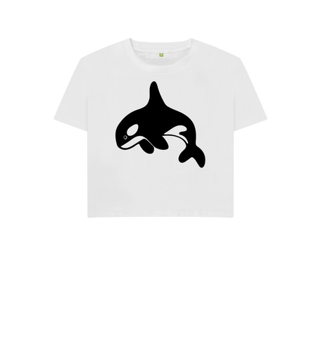 White Printed T-shirt Front